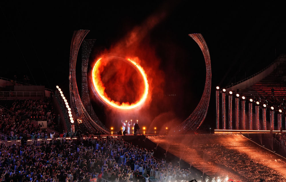 第十五屆全國運動會主火炬被點燃